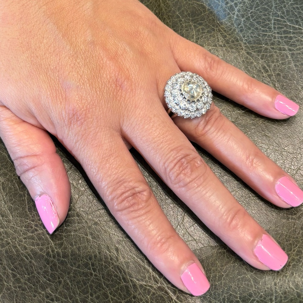 Antique Rose Cut Diamond Ring